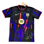 Günstige Fußballtrikots Barcelona Special Edition 2025-26 Schwarze Kurzarm
